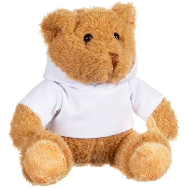 Мягкая игрушка «Мишка Cuddleton» в белом худи — изображение 5