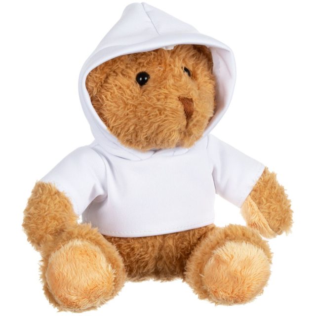 Мягкая игрушка «Мишка Cuddleton» в белом худи — изображение 3