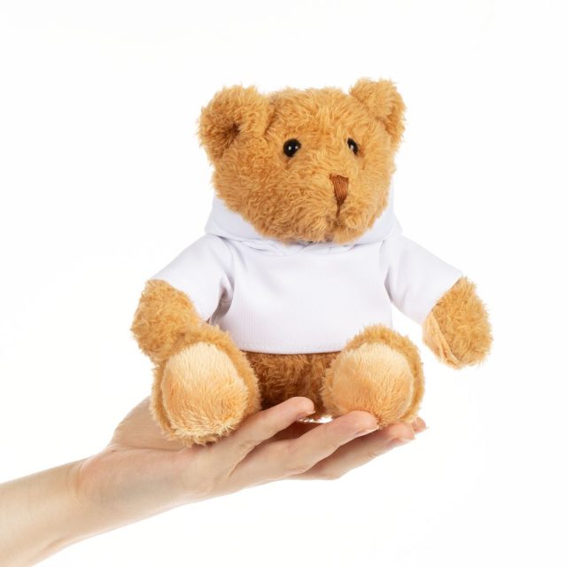 Мягкая игрушка «Мишка Cuddleton» в белом худи — изображение 6