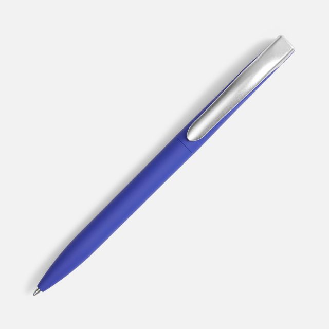 Ручка шариковая Pin Soft Touch, ver. 2, синяя — изображение 3