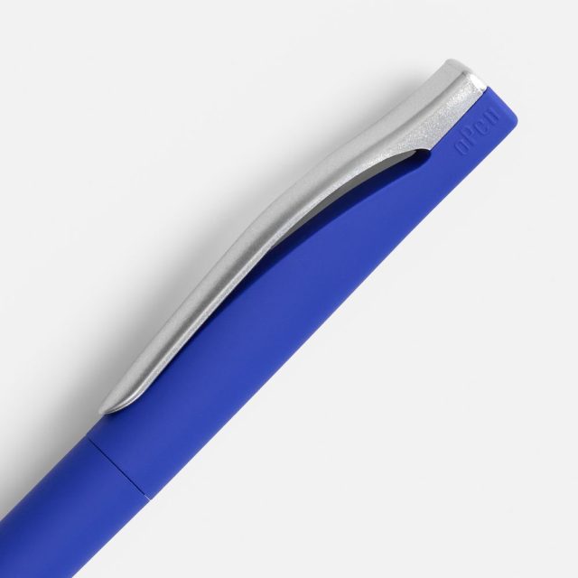 Ручка шариковая Pin Soft Touch, ver. 2, синяя — изображение 4