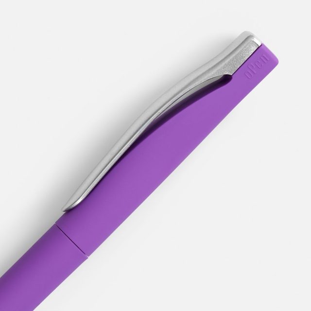 Ручка шариковая Pin Soft Touch, ver.2, фиолетовая — изображение 4