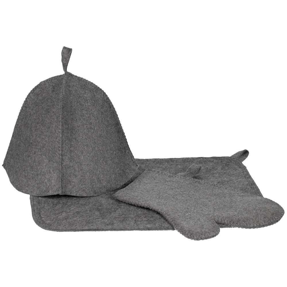 Банный набор Great Heat Therapy, женский, светло-серый — изображение 4