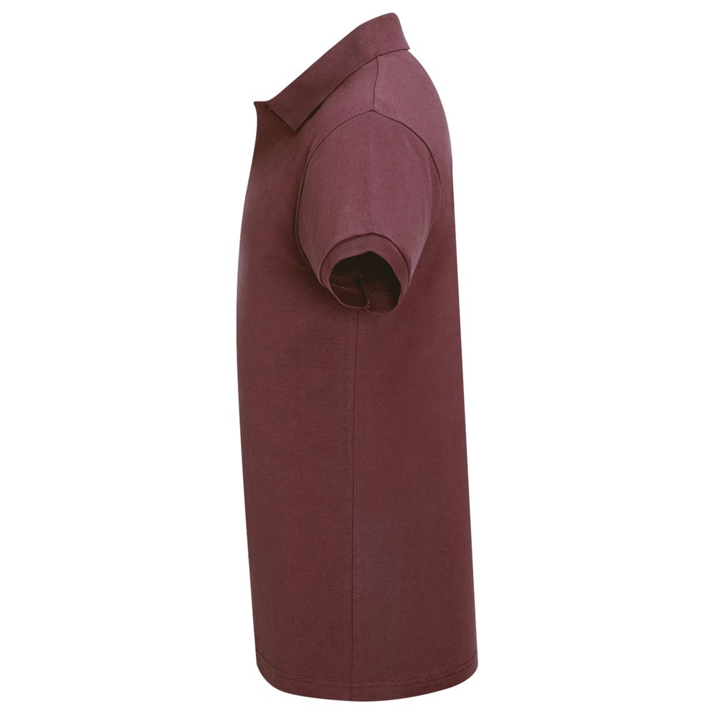 Рубашка поло мужская Perfect Men 180, бордовая — изображение 4