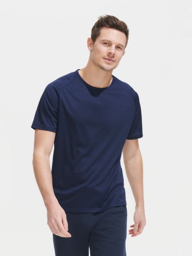 Футболка унисекс Sporty 140, бирюзовая — изображение 5
