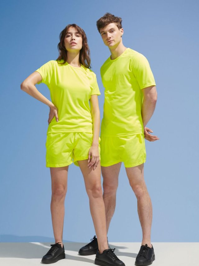 Футболка унисекс Sporty 140, бирюзовая — изображение 6