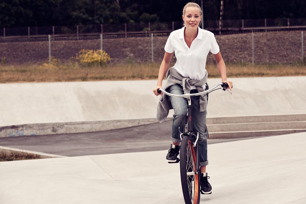 Рубашка поло женская Surf Lady, голубая — изображение 3