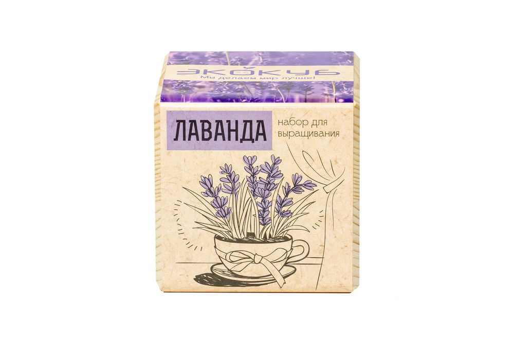 Набор для выращивания «Экокуб», лаванда — изображение 3