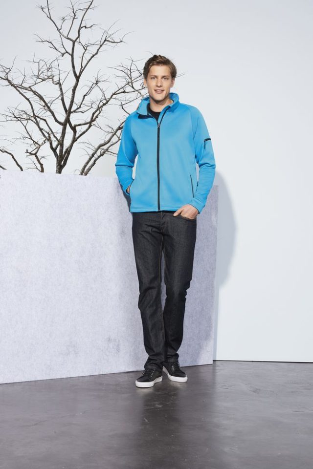 Куртка флисовая мужская New Look Men 250, бирюзовая — изображение 5