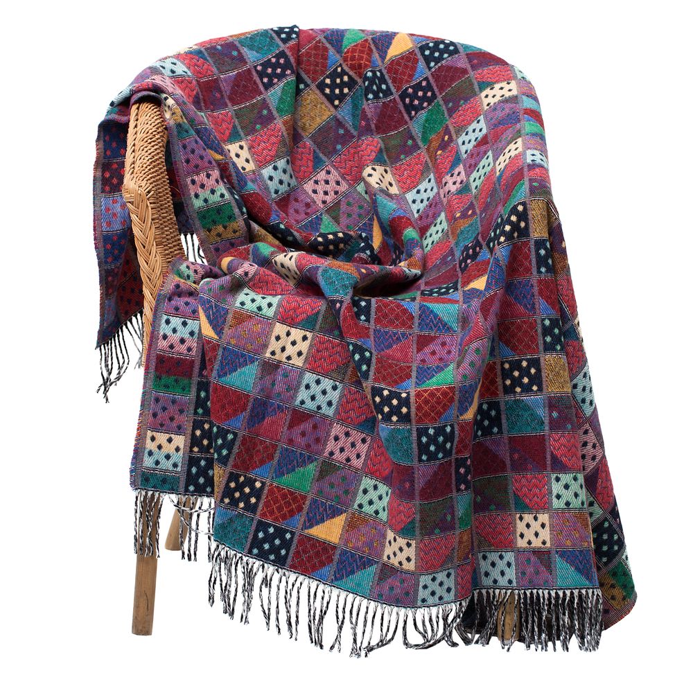 Плед Illinois, бордовый — изображение 4