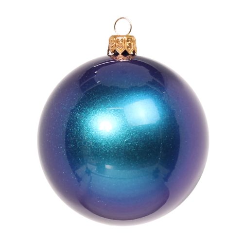 елочный шар бирюзовая симфония глянцевый