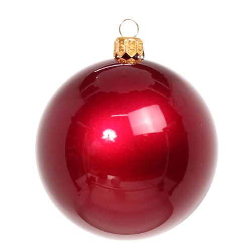 елочный шар марсал глянцевый