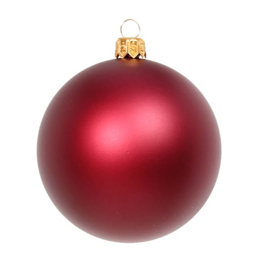 елочный шар марсал матовый