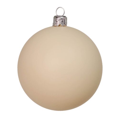 елочный шар молочный матовый