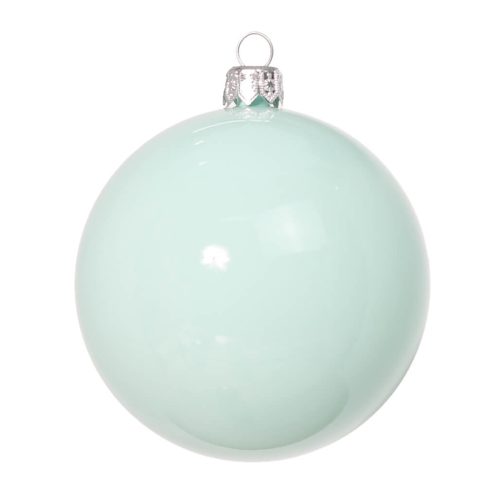 елочный шар мятный глянцевый