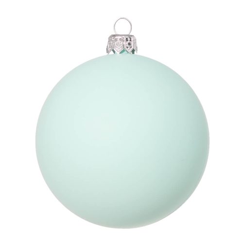 елочный шар мятный матовый