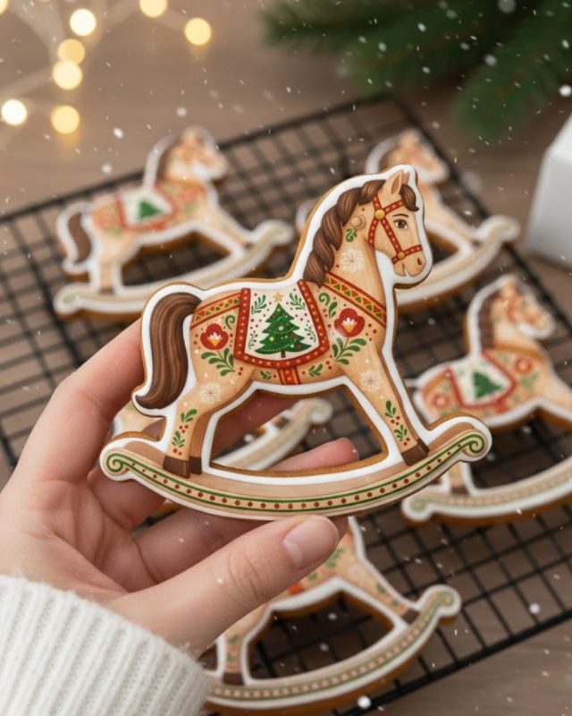 имбирный пряник лошадка