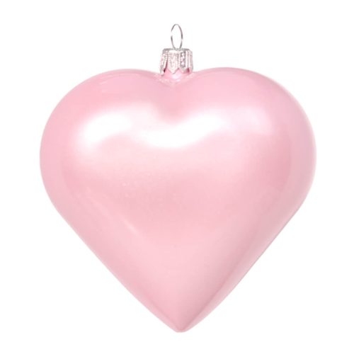 сердце розовый жемчуг глянцевое