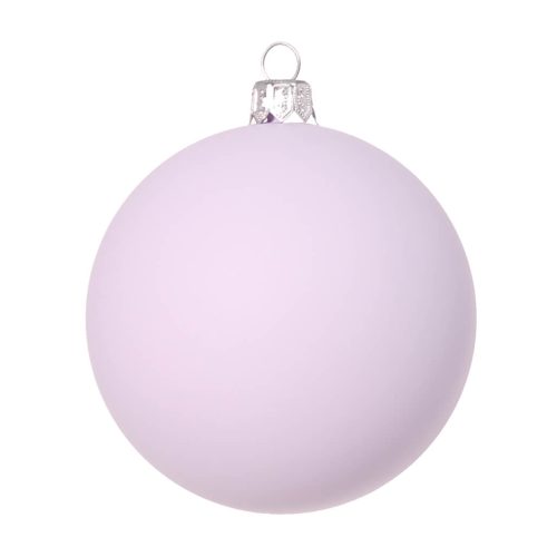 елочный шар сиреневый матовый