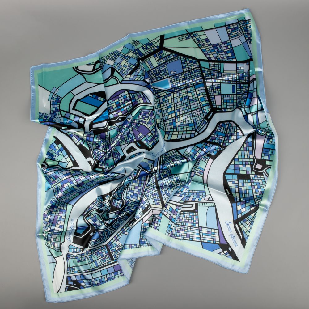 Платок с печатью на заказ ColorSharm, M — изображение 4