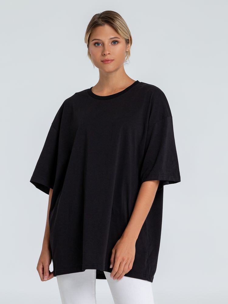 Футболка оверсайз «Внутренний Рим», черная — изображение 5