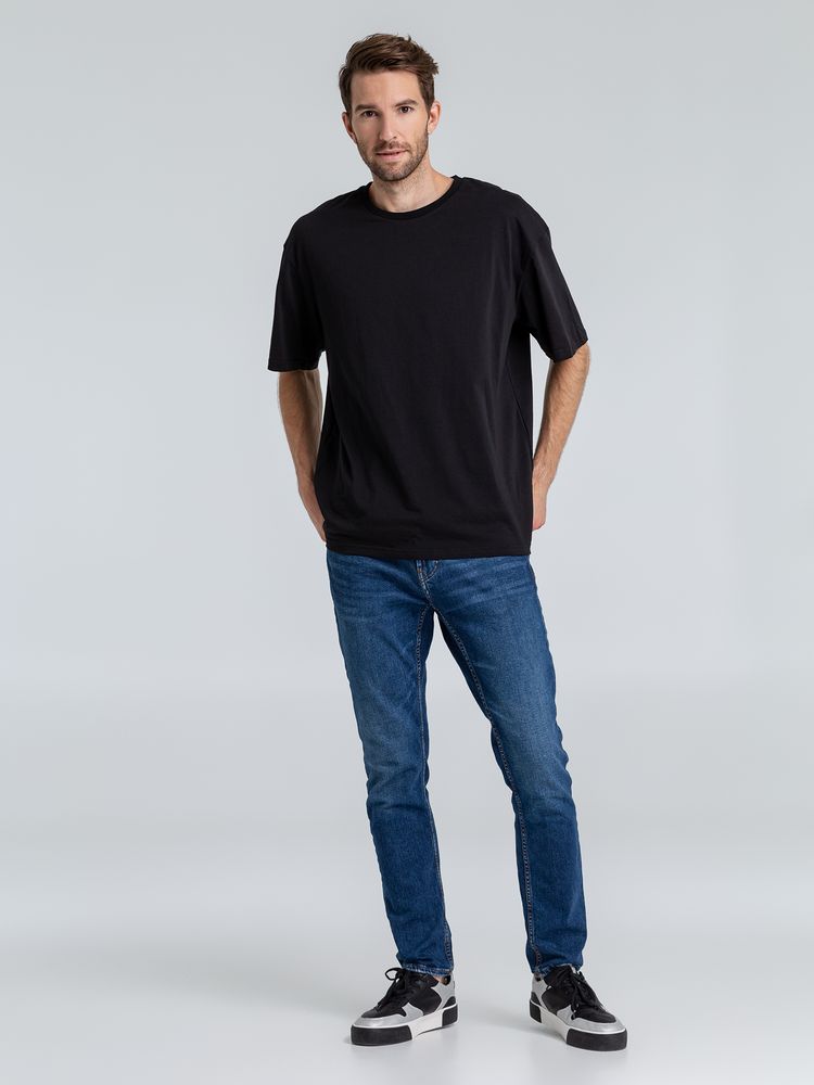 Футболка оверсайз «Внутренний Рим», черная — изображение 3