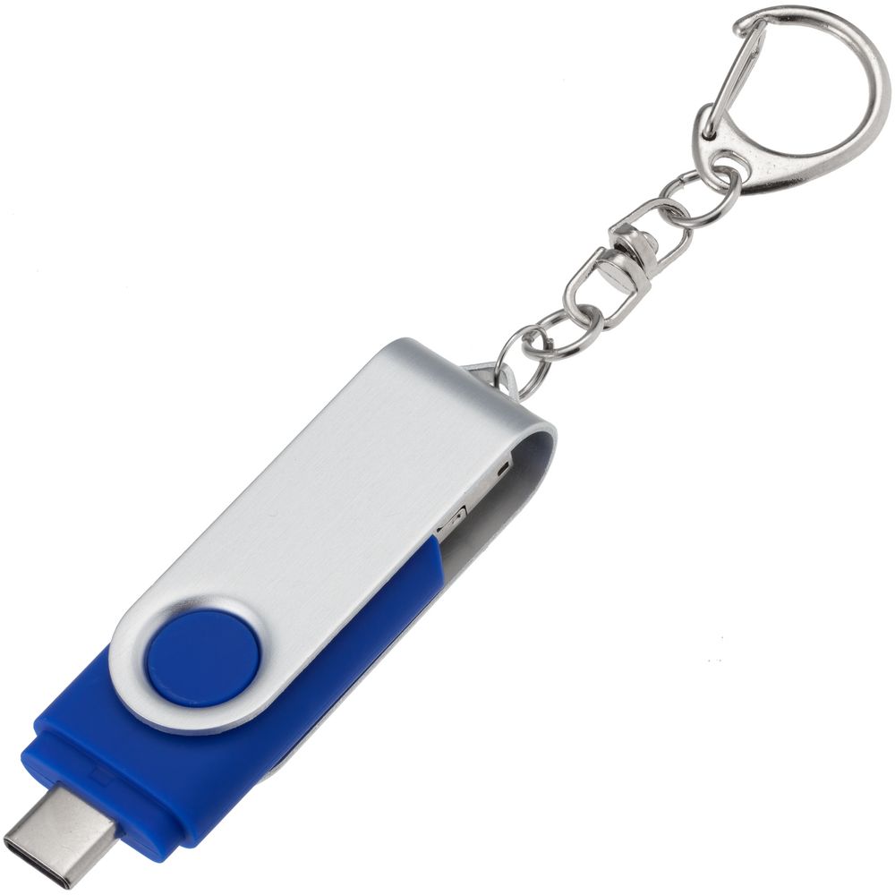 Флешка Trio Twist, синяя, 32 Гб — изображение 4