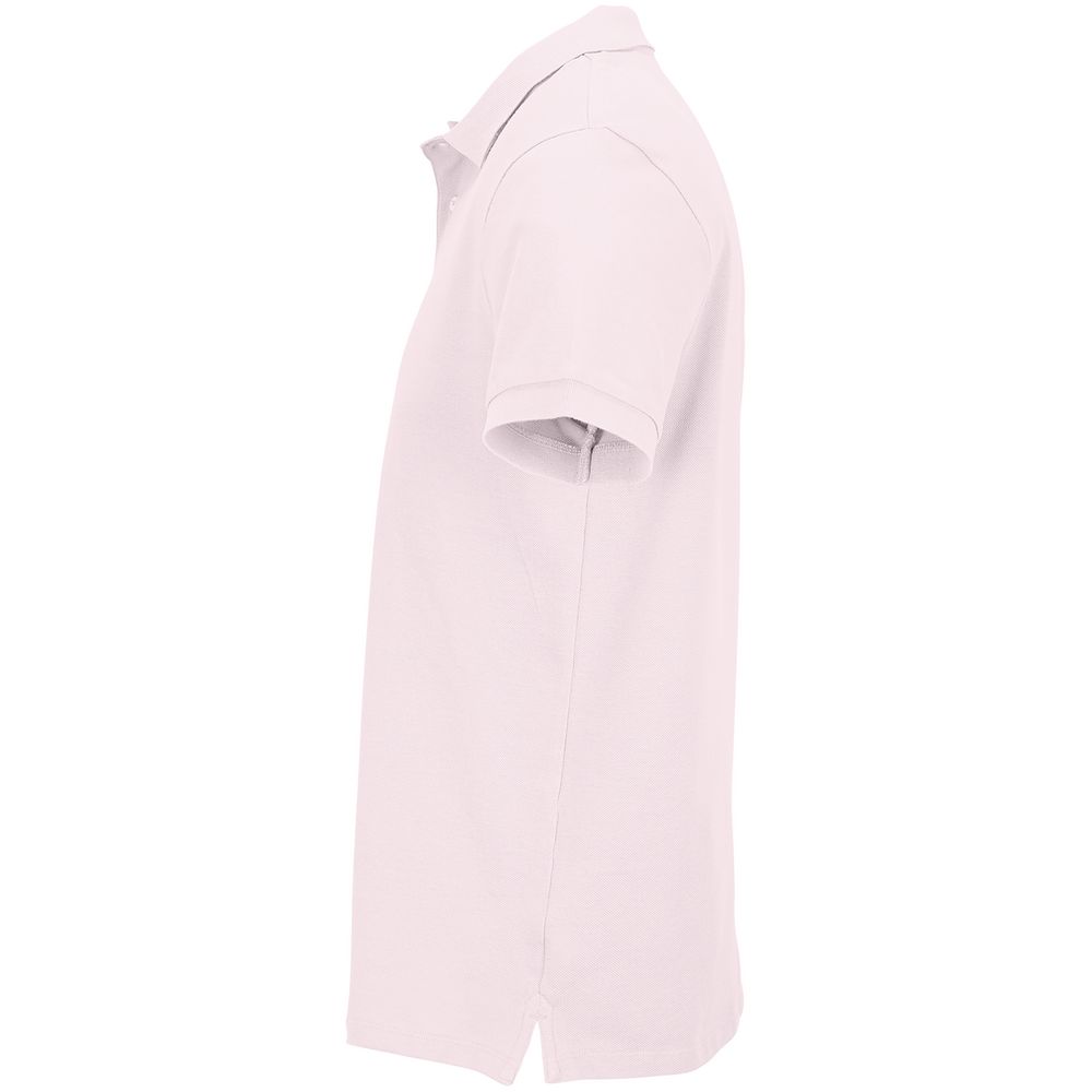 Рубашка поло унисекс Pacific, светло-розовая — изображение 4