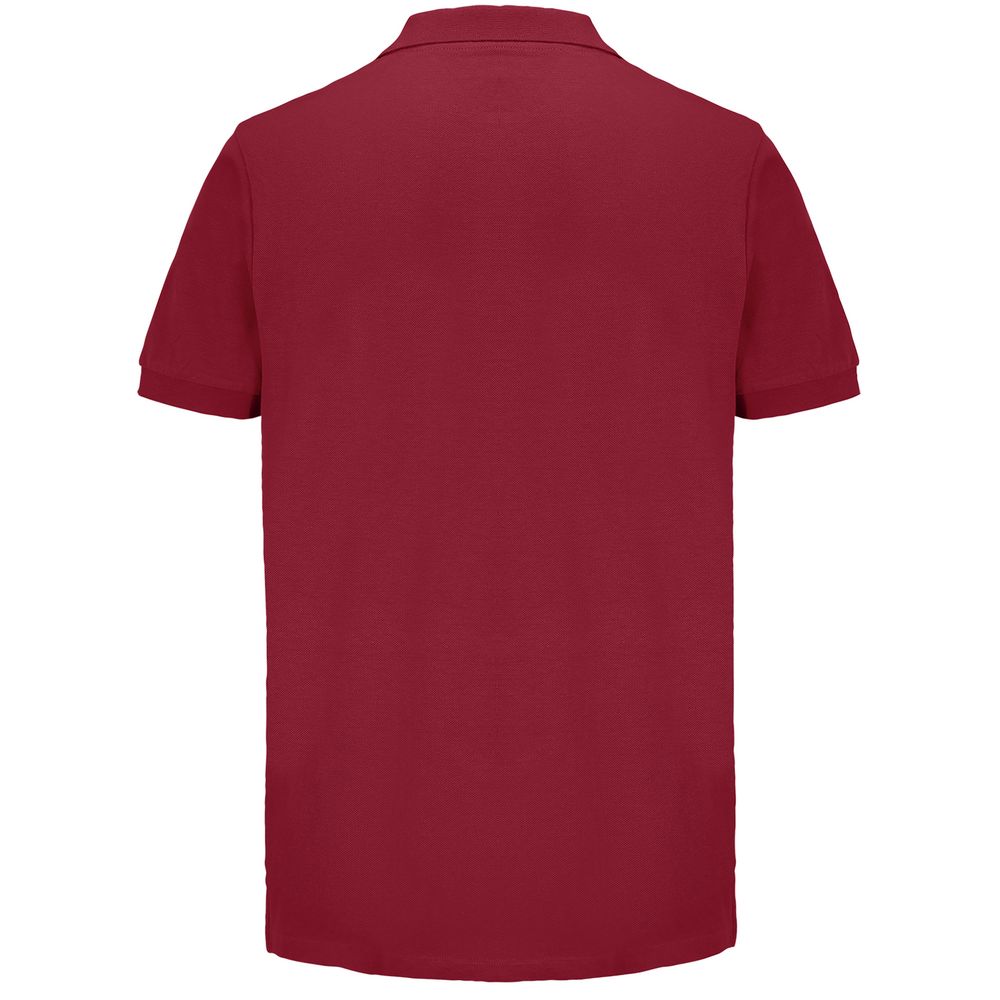 Рубашка поло унисекс Pacific, красная (бургунди) — изображение 3