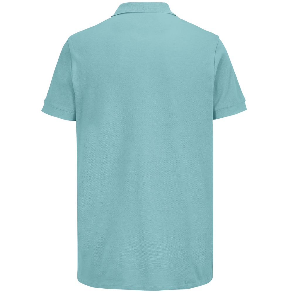 Рубашка поло унисекс Pacific, голубая (морская волна) — изображение 3