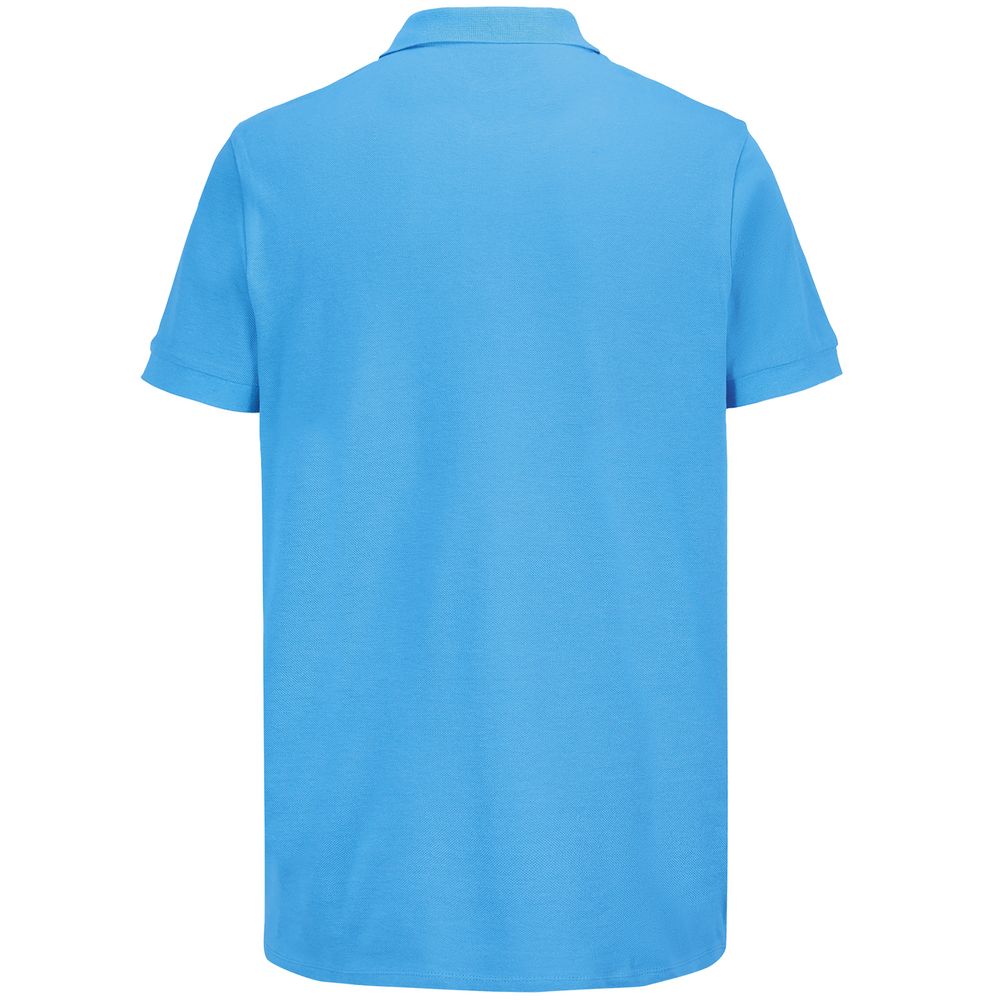 Рубашка поло унисекс Pacific, ярко-бирюзовая — изображение 3