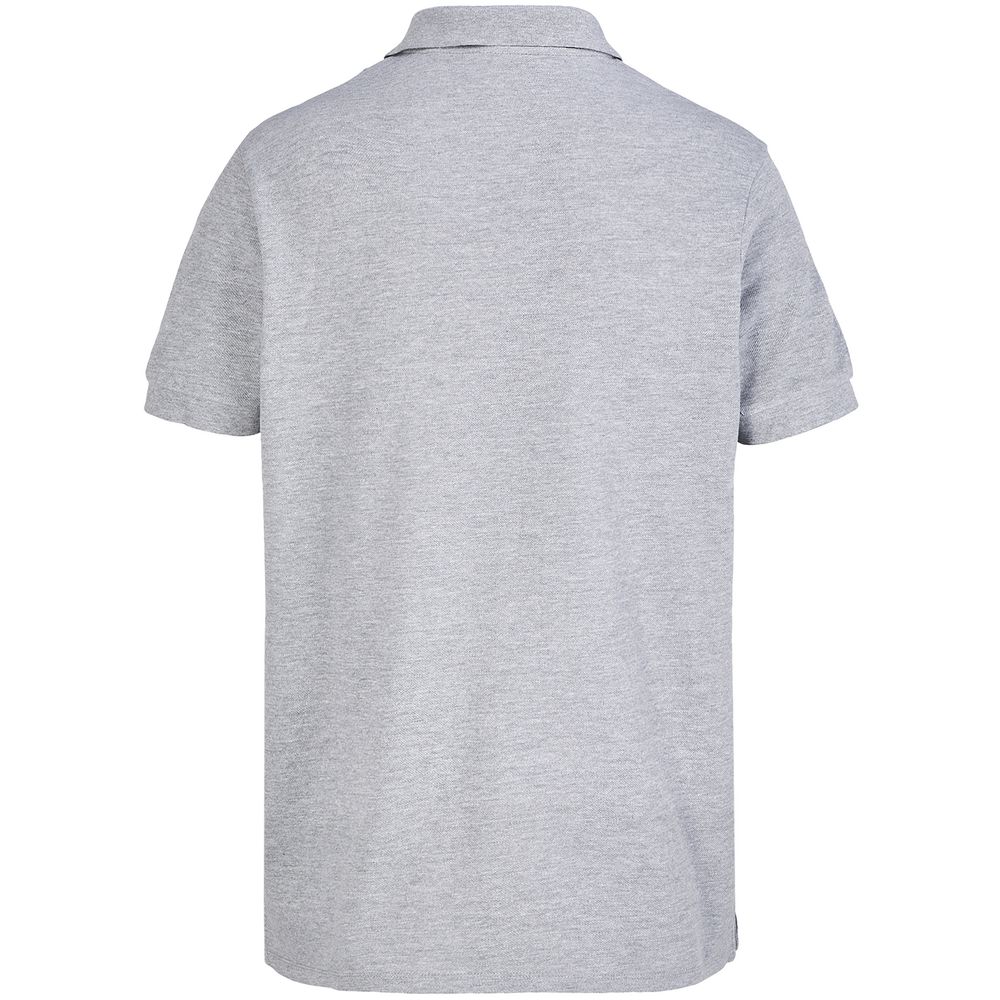 Рубашка поло унисекс Pacific, серый меланж — изображение 3