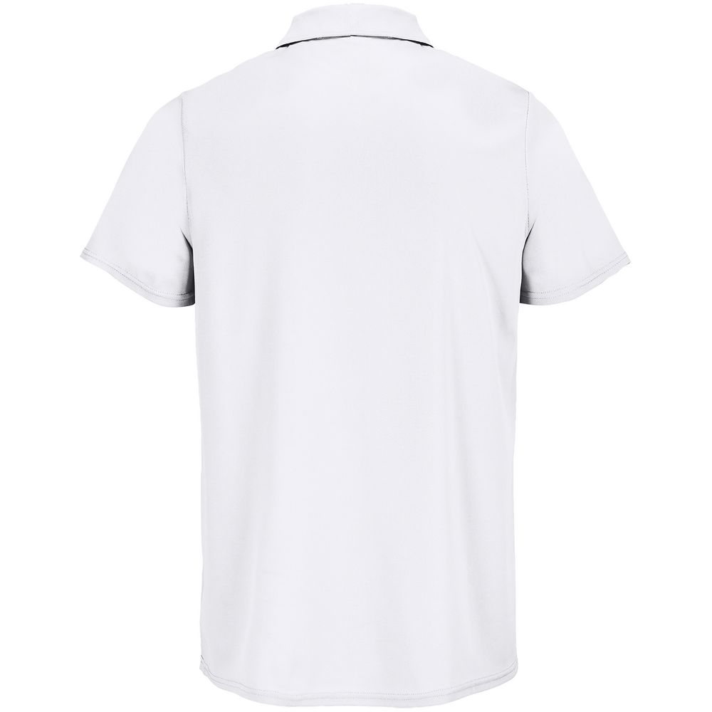 Рубашка поло унисекс Pitcher, белая — изображение 3