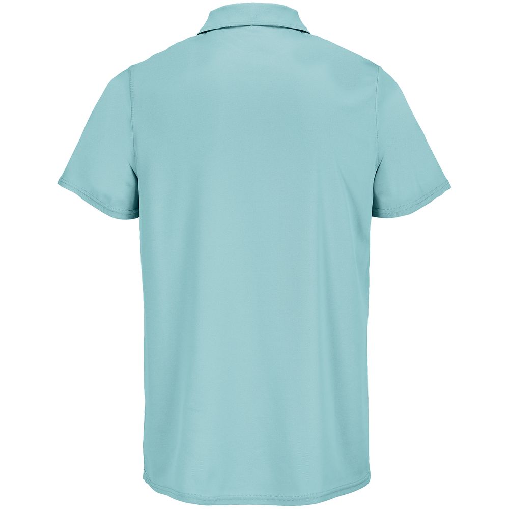 Рубашка поло унисекс Pitcher, голубая (морская волна) — изображение 3