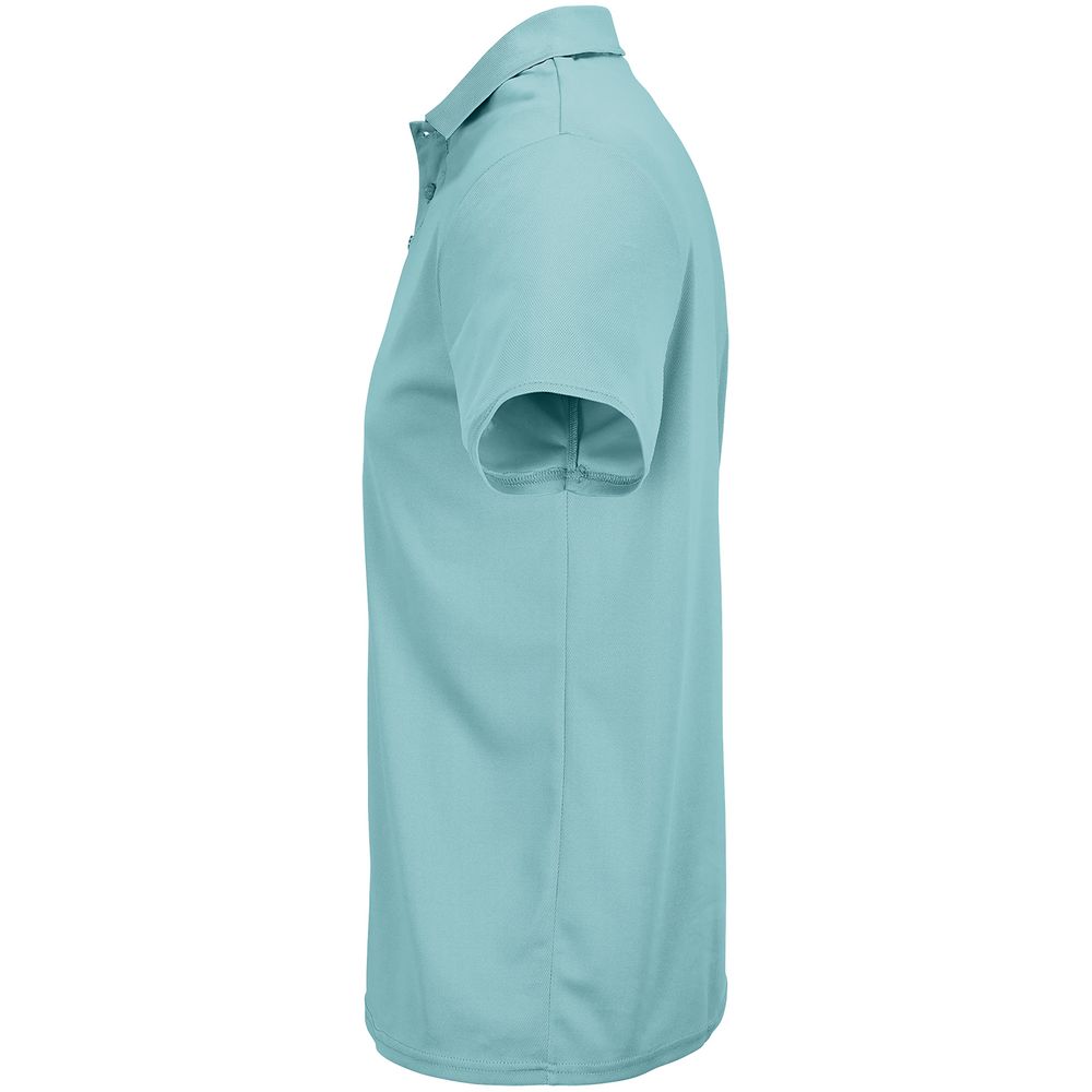 Рубашка поло унисекс Pitcher, голубая (морская волна) — изображение 4