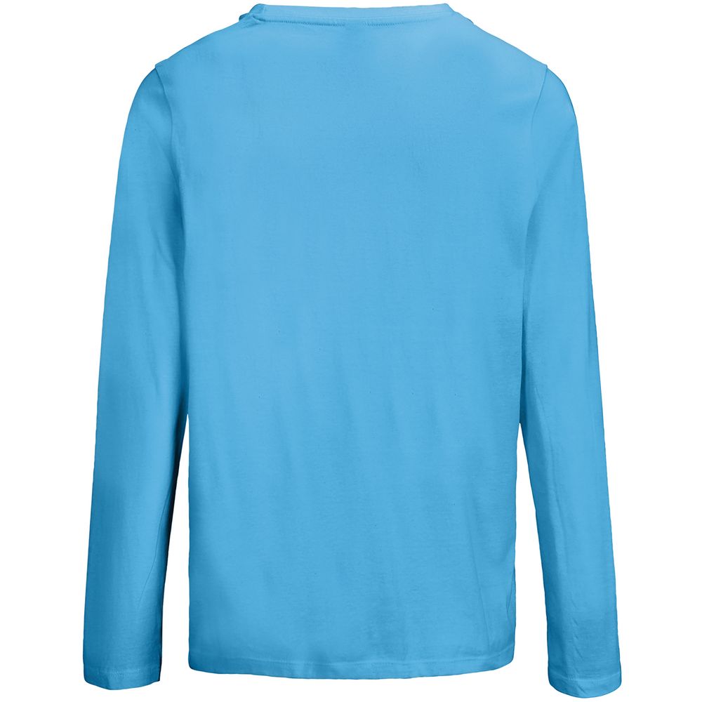 Футболка с длинным рукавом женская Monarch Women, ярко-бирюзовая — изображение 3