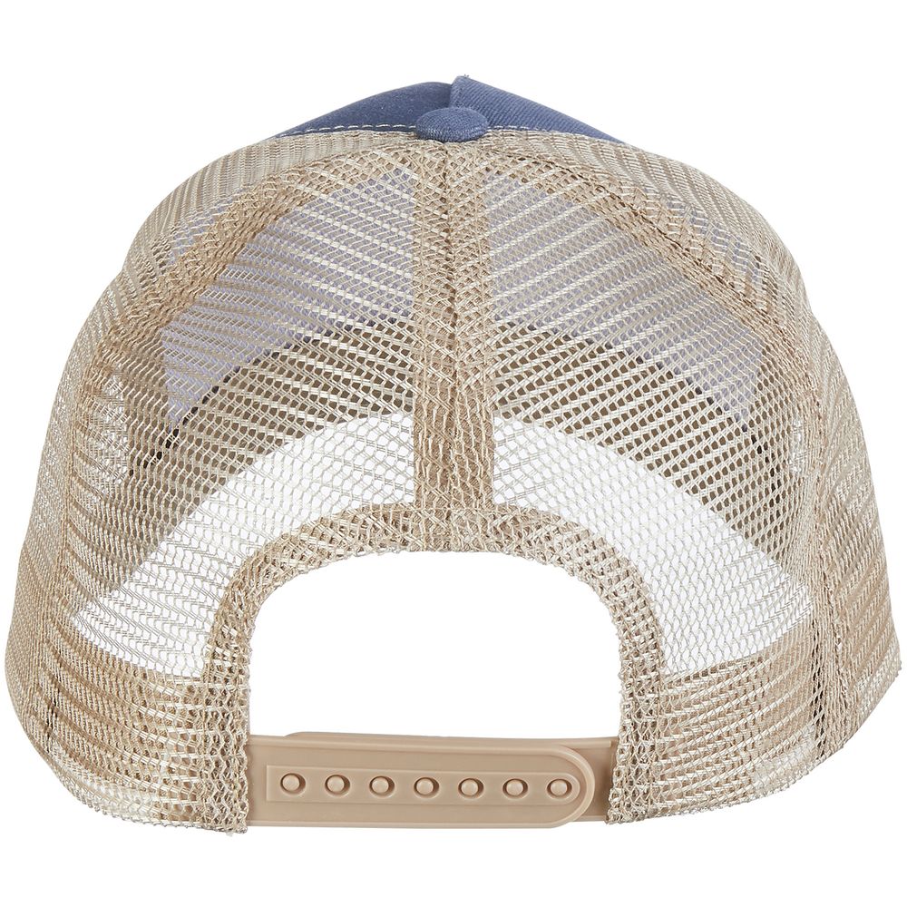 Бейсболка Blink, синяя (джинс) с бежевым — изображение 4