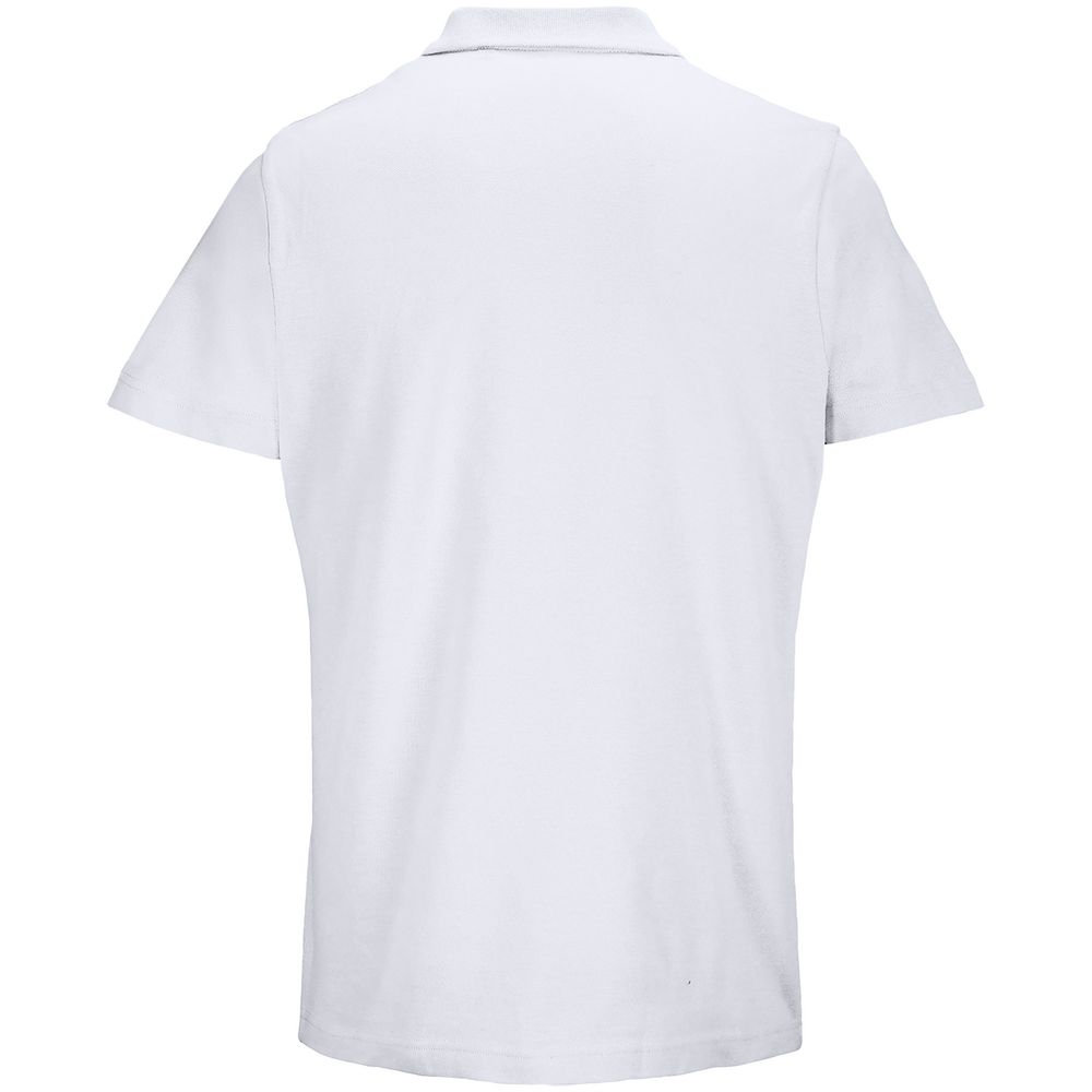 Рубашка поло унисекс Pulse, белая — изображение 3