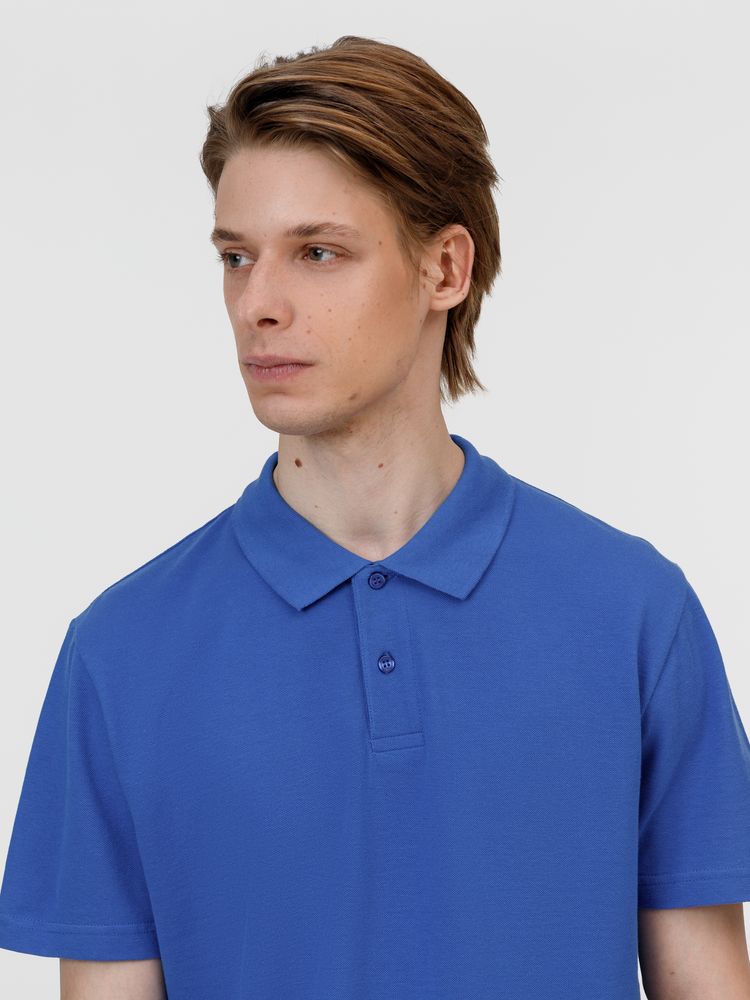 Рубашка поло унисекс Pulse, ярко-синяя (royal) — изображение 6