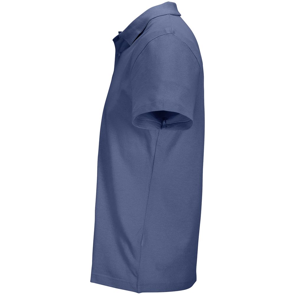 Рубашка поло унисекс Pulse, синяя (джинс) — изображение 4