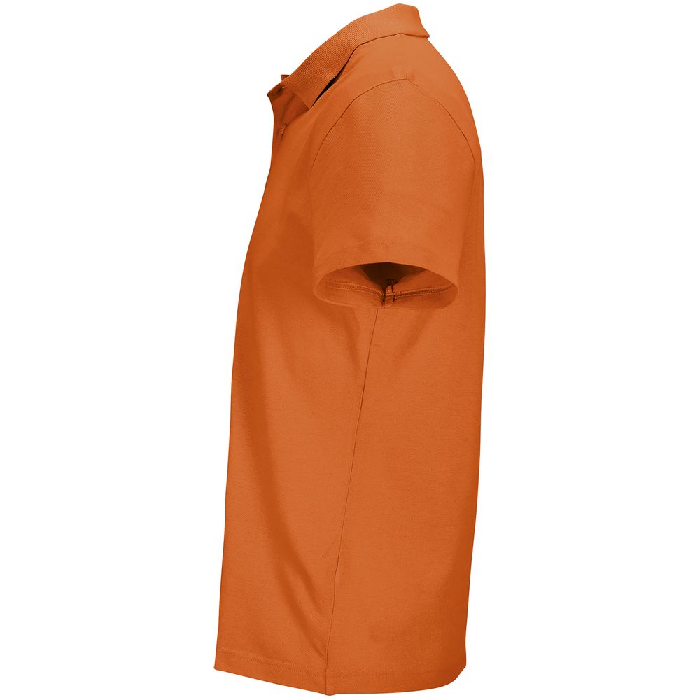 Рубашка поло унисекс Pulse, оранжевая — изображение 4