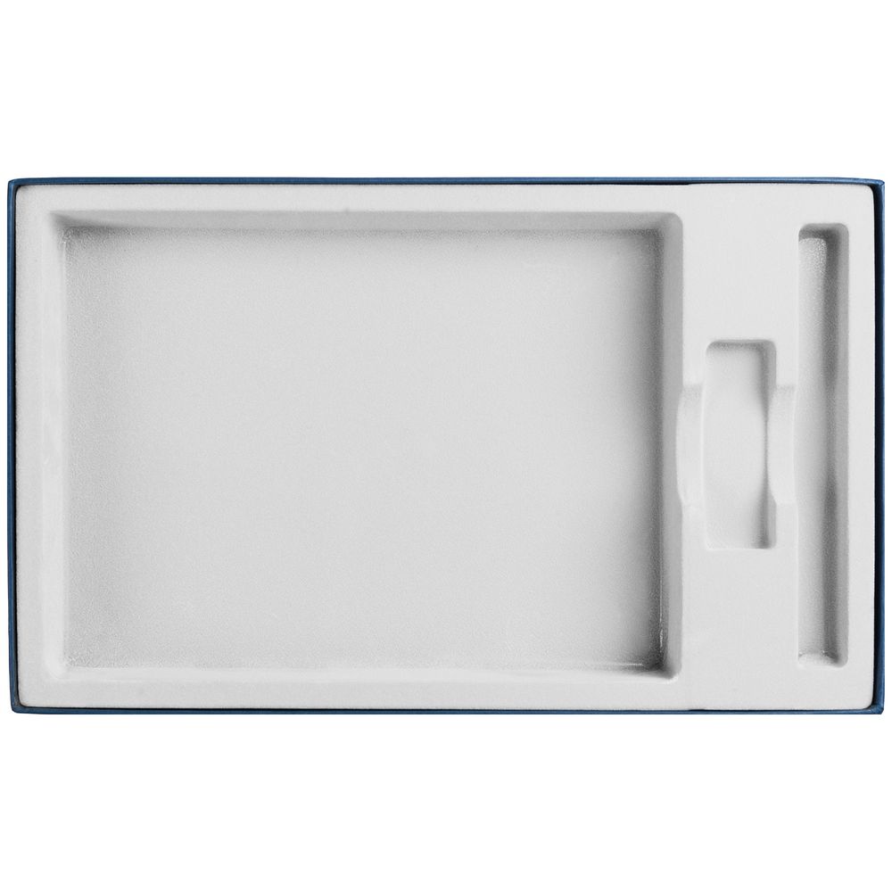 Коробка In Form с ложементом под ежедневник, флешку, ручку, ver. 2, синяя — изображение 3