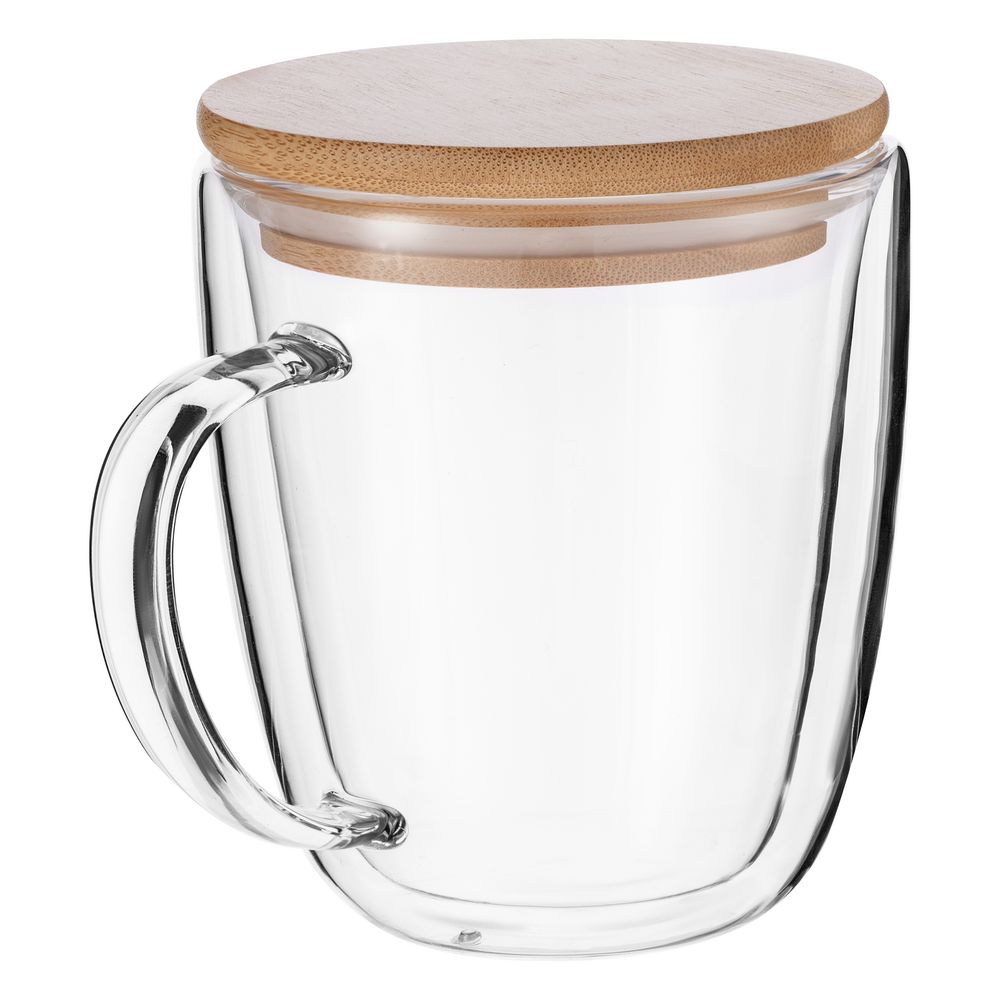 Кружка с двойными стенками Kupla с бамбуковой крышкой — изображение 4