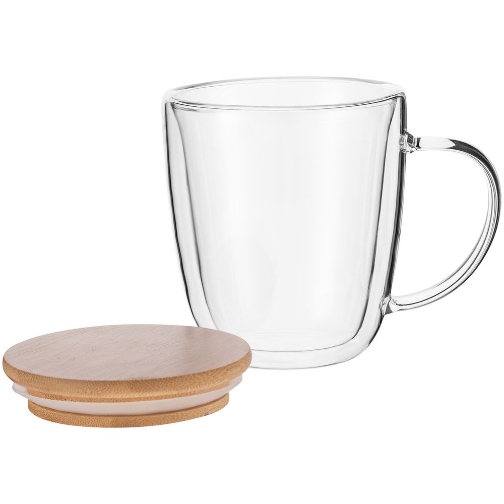 Кружка с двойными стенками Kupla с бамбуковой крышкой — изображение 5