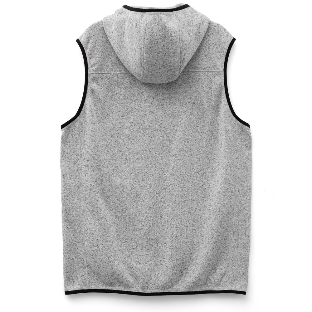 Жилет с капюшоном унисекс Gotland, серый — изображение 3