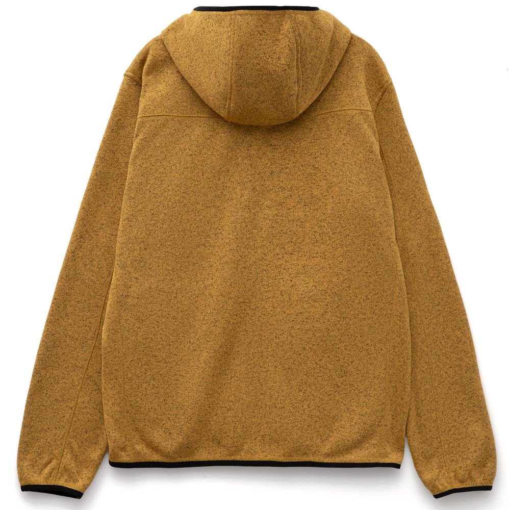 Куртка с капюшоном унисекс Gotland, горчичная — изображение 3