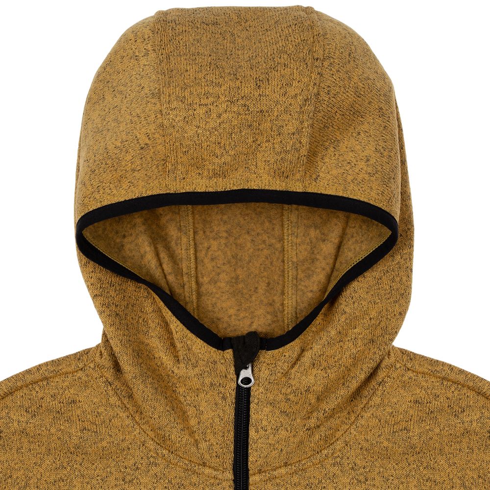 Куртка с капюшоном унисекс Gotland, горчичная — изображение 4