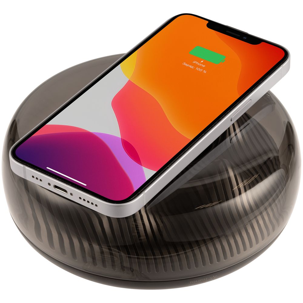 Станция беспроводной зарядки с подсветкой apexPoint ver.2, черная — изображение 3