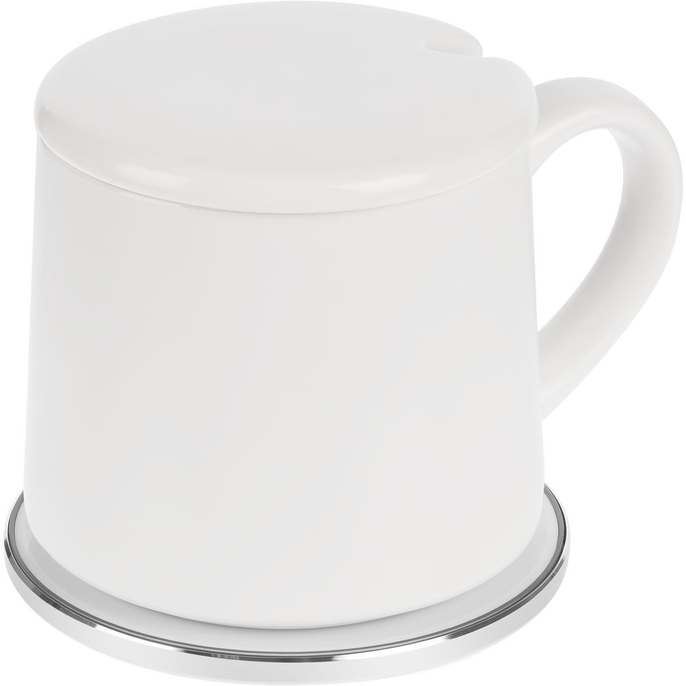 Кружка с подогревом и беспроводной зарядкой dualBase ver. 2.0 Matt, белая — изображение 4