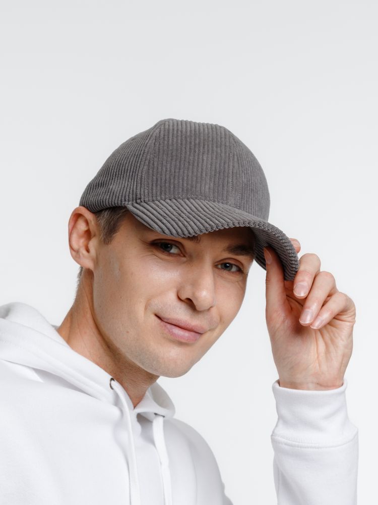 Бейсболка Soft Core, серая — изображение 6